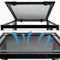 Vivarium pour reptiles Reptizoo Popular Classics 120 Gallons à ouverture frontale, en aluminium et verre, design écologique et durable, personnalisable