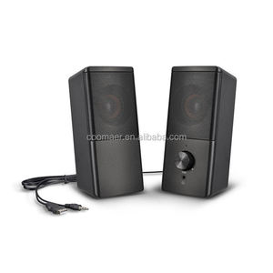 Boîte de haut-parleur subwoofer 2.0 en plastique de 6 W alimentée par USB pour ordinateur PC - Product Image 2