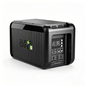 แบตเตอรี่ Lifepo4 2400W พาวเวอร์แบงค์แบบพกพา เครื่องแปลงไฟพลังงานแสงอาทิตย์ เครื่องกำเนิดไฟฟ้าแบบพกพาสำหรับใช้งานกลางแจ้ง สถานีไฟฟ้าพกพา 2160Wh สำหรับใช้ในบ้าน SUPSRSAFE - Product Image 2