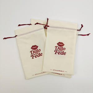 Custom Printed Logo Luxury Velvet <b>Drawstring</b> Pouch Cosmetic <b>Bag</b> High Quality Jewelry Storage <b>Makeup</b> Gift <b>Bags</b> Recyclable - Product Image 2