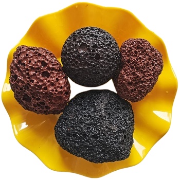 Large Red and Black Volcanic Lava Rock Natural Stone Landscape Stone for Garden Decoration