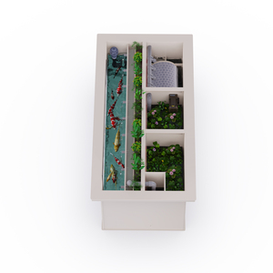 Koi Fish Pond Filtre à tambour rond Traitement <span class=keywords><strong>de</strong></span> l'eau <span class=keywords><strong>en</strong></span> plastique FRP et PP pour la maison ou le <span class=keywords><strong>jardin</strong></span> - Product Image 5