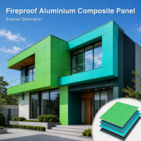 Panneau composite en aluminium (ACP) ignifuge gris argenté revêtu de PVDF 4x8 pour façade de bâtiment et mur-rideau