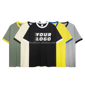 Camiseta Ringer Casual Unisex Personalizable de Alta Calidad CB023-UT5281, 100% Algodón, Diseño en Blanco, Jersey Estampado Ecológico - Product Image 2