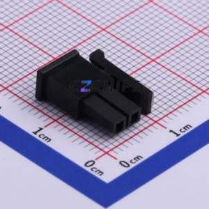 HX30002-2P bk Housing (Wire-to-Board / Wire-to-Wire) P=3mm Connector ( Jack Structure: 2x1P )( Pitch: 3mm )( Row Spacing: 3mm ) - Product Image 2