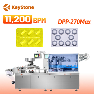 เครื่องบรรจุภัณฑ์อัตโนมัติความเร็วสูง Keystone Packaging DPP สำหรับบรรจุแคปซูลซอฟเจลอะลูมิเนียม พีวีซี และยาเม็ดแบบแผง - Product Image 1