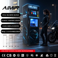 Distributeur automatique de nettoyage rapide et de séchage de casques à compartiment unique, sans contact, avec désinfection UV et ozone, pour centre de divertissement Imir