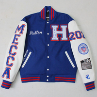Vestes de baseball vintage en chenille brodée avec logo personnalisé DCY OEM pour hommes