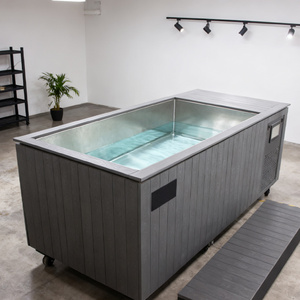 Mega Wifi app điều khiển thông minh lạnh Plunge Pod Máy làm lạnh giá vận động viên ice Bath với máy làm lạnh và lọc 1HP thép không gỉ lót - Product Image 1