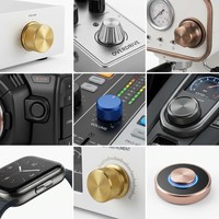 Boutons et raccords en alliage d'aluminium usinés CNC sur mesure avec poignées moletées pour panneaux d'amplificateur – Fournisseur OEM