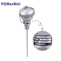 Capteur PT100 classe A/B personnalisable avec boîte de jonction Sonde de température haute précision
