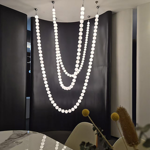 Lustre VH Factory Direct personnalisé, luxe léger, collier de perles, lampes LED créatives pour hôtel, duplex, <span class=keywords><strong>hall</strong></span>, villa - Product Image 1