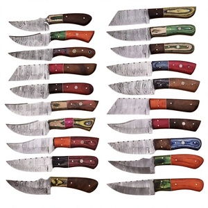 Rajput <b>Knives</b> Handcrafted Industrial Grade Damascus Steel Fixed Blade Hunter/Camping <b>Knife</b> Wood <b>Handle</b> Clip Point 20cm 3-Year - Product Image 2