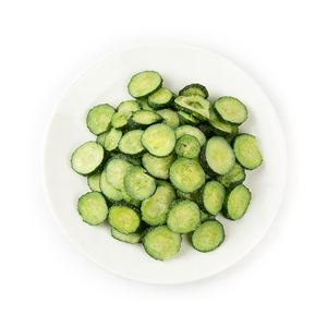 Concombre lyophilisé 100% naturel et biologique - Tranches / Cubes / Poudre - Saveur légèrement sucrée - Légume sain - Emballage en vrac - Product Image 2