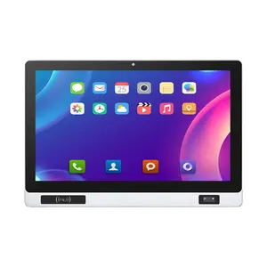 10.1 11.6 inç lcd dokunmatik ekran fansız duvara monte 21.5 inç endüstriyel hepsi bir panel pc ile NFC/kamera için MES sistemi