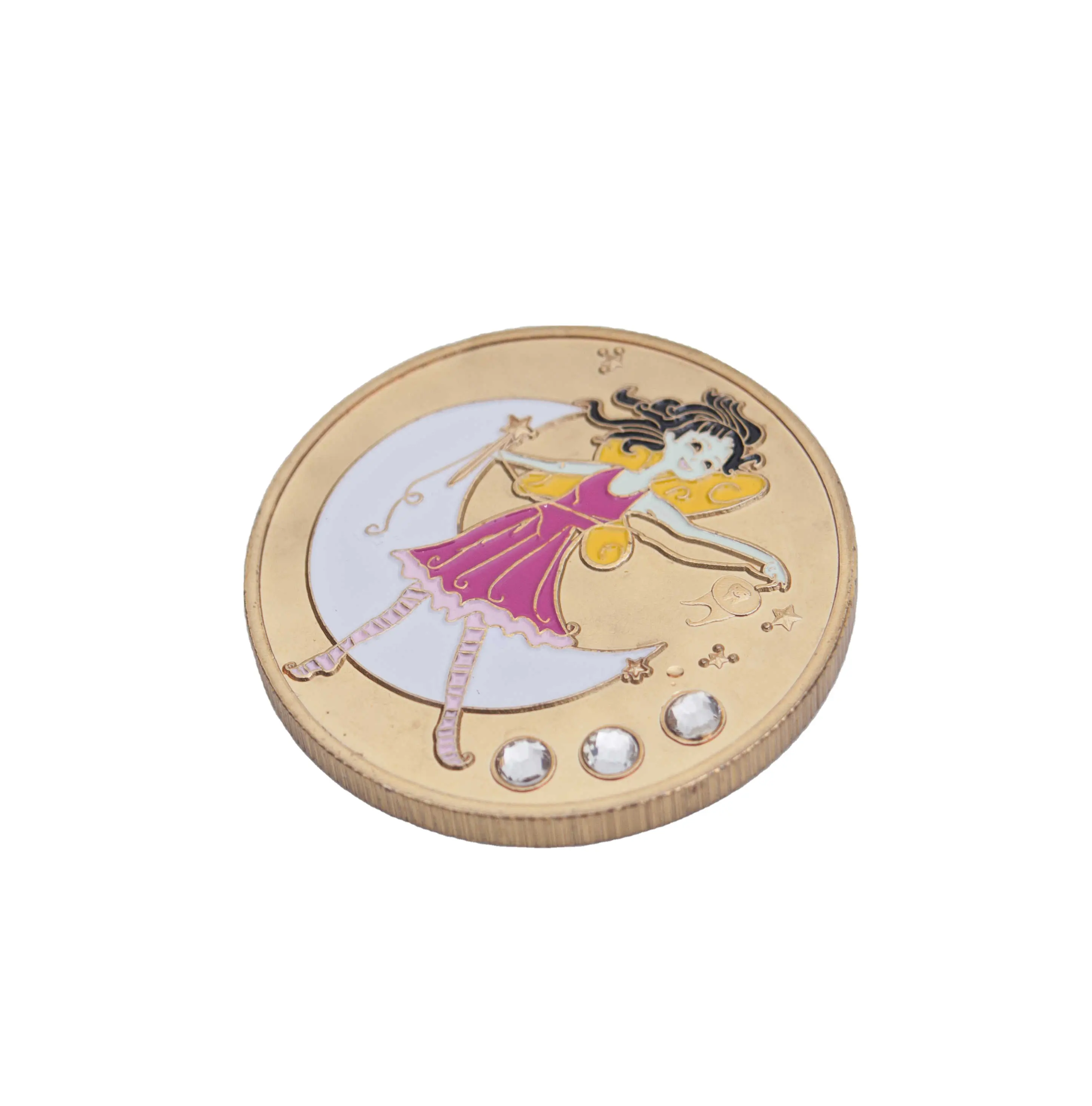 बच्चों के दांत स्मृति चिन्ह सिक्का उपहार संग्रह सिक्के सोना मढ़वाया स्मारक सिक्का कस्टम