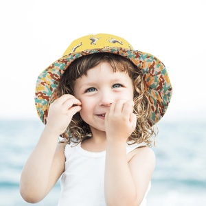 Chapeau Bob Personnalisé avec Logo pour Enfants, Jaune, 100% Coton, pour Filles et Garçons, Pliable, Amusant et Cool, Réversible, pour la Plage, la Protection Solaire, pour Adolescents et Tout-Petits - Product Image 6