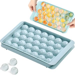 Bandeja Redonda para Cubitos de Hielo de PP de Grado Alimenticio con 33 Cavidades, Lista para Enviar - Product Image 5
