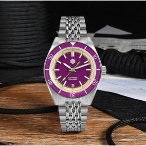 Montre sport pour homme San Martin SN0116B, design original, GMT, 39,5 mm, mouvement automatique japonais NH34, étanche 100 m, Reloj - Product Image 2