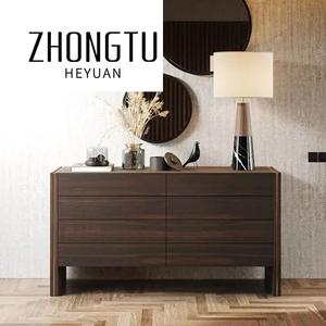 Meubles <span class=keywords><strong>de</strong></span> chambre à coucher italiens 6 Commode <span class=keywords><strong>de</strong></span> luxe en bois massif <span class=keywords><strong>Rangement</strong></span> au design moderne Tiroirs d'entrée Organisateurs d'armoires - Product Image 3