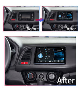 Autoradio Android pour Honda <span class=keywords><strong>HRV</strong></span> Vezel 2015 Lecteur multimédia de voiture Lecteur DVD GPS Système de navigation Commande au volant - Product Image 2