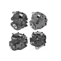 Pompes à piston en circuit fermé 200-500 bars, déplacement 10-500 L/min, applicables aux engins tout-terrain : finisseur routier, mélangeur, grue, bulldozer
