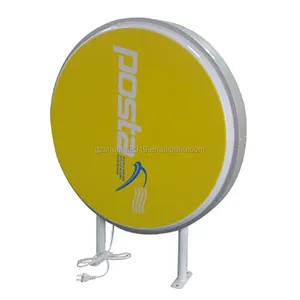 uv print round/square shape blister light box led advertising box