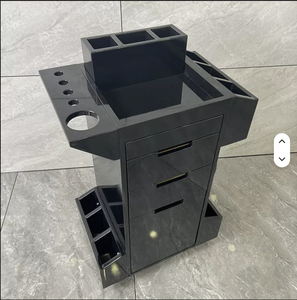 Carrito de Salón Moderno y Sencillo de 3 Niveles, Carrito Profesional para Herramientas de Belleza con Giro de 360 Grados y 4 Ruedas para Salón de Belleza y Spa - Product Image 3