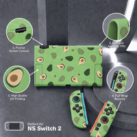 En Stock Coque en TPU Motif Dessin Animé pour Nouvelle Manette Nintendo Switch 2, Housse Souple Accessoires