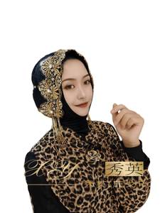 New fashionable headscarf, Muslim nylon scarf, breathable and eco-friendly, suitable for all seasons - Product Image 3