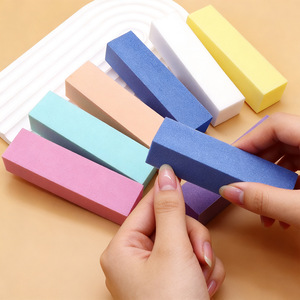 Vente en gros usine Lime à ongles double face en éponge EVA haute densité, forme carrée et forme tofu, pour ponçage et polissage, pour manucure - Product Image 3