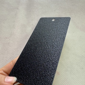 Revêtement en poudre décoratif effet marteau noir époxy - Product Image 3