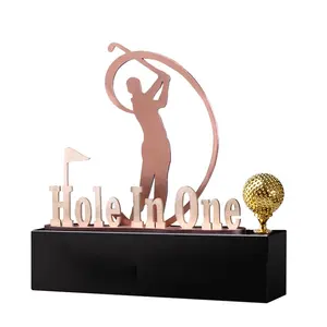 Сувенирный подарок для гольф-мероприятия, награда из нержавеющей стали, металлический гольф-трофей, награда за сингл 79
