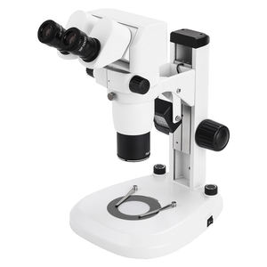 <span class=keywords><strong>Microscope</strong></span> stéréo à zoom binoculaire inclinable ergonomique ZM-865N au meilleur prix avec chemin de lumière parallèle à l'infini galiléen - Product Image 1
