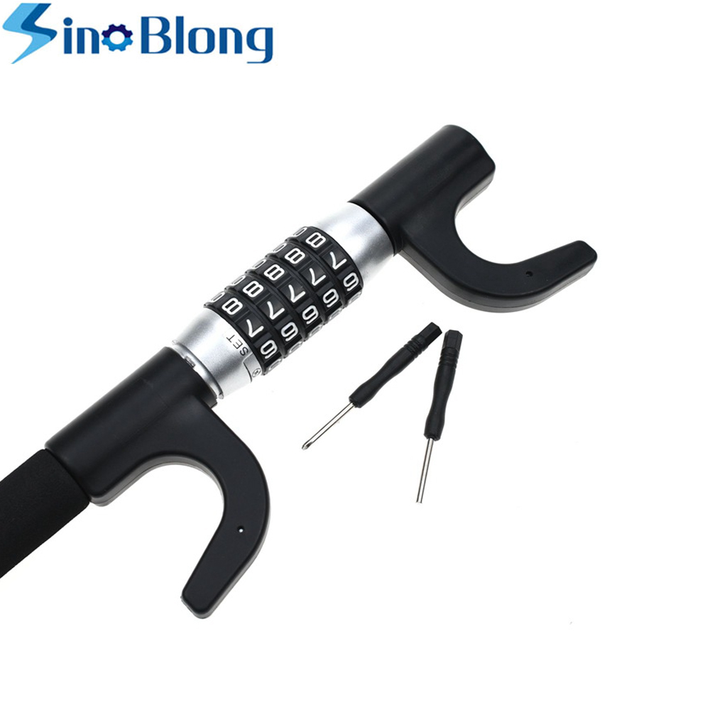 Universal Anti-Theft Steering Wheel Lock - High-Quality Car Security Device