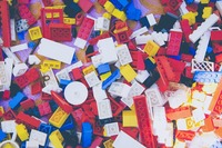 Console de jeu jouets à petites particules décrochage en gros blocs de construction éducatifs pour enfants