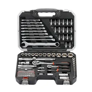 FIXMAN Household DR. 1/2"& 1/4" Socket Chrome Vanadium Hand Tool Auto Repair Wrench Tool Kit