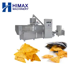 Línea de producción automática de chips de tortilla, máquina para hacer chips de maíz