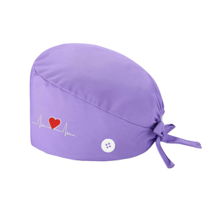 Cổ Phiếu Sẵn Sàng Chính Thức Y Tế Chà Cap Cotton <span class=keywords><strong>Tie</strong></span> Lại Phẫu Thuật Y Tá <span class=keywords><strong>Hat</strong></span> In Thêu Với Biểu Tượng Tùy Chỉnh Cho Phòng Khám Bệnh Viện - Product Image 4