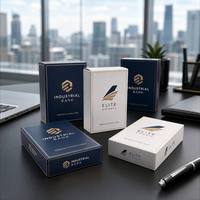 Cartes à Jouer avec Logo Personnalisé - Matériel en Papier, Coins Arrondis, Emballage en Boîte en Papier pour Utilisation Promotionnelle et Divertissement Familial