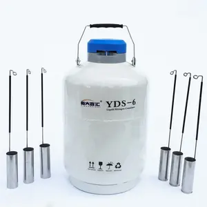 bull artificial insemination cryogenic semen freezer YDS-6 liquid nitrogen tank small ln2 container semen dewar yds650