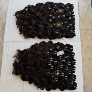 ช่อผมดิบจากกัมพูชาช่อผมชาวอินเดีย100% - Product Image 1
