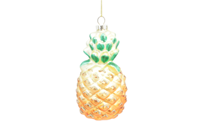 Adornos Navideños Creativos Hechos a Mano de Vidrio con Forma de Frutas, Como Cerezas, Piñas y <span class=keywords><strong>Naranjas</strong></span> - Product Image 5