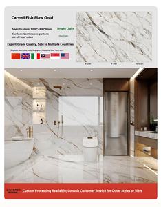 1200*2400 luxe Jade moderne véritable roche plaque lumière salon canapé fond mur supérieur pierre artificielle Foshan Source - Product Image 2