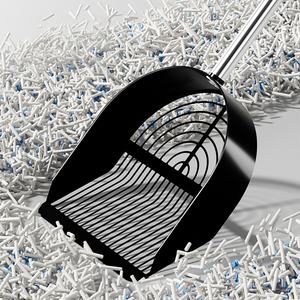 <span class=keywords><strong>Pelle</strong></span> en acier inoxydable avec manche télescopique extra large pour litière pour chat, fumier de poulet et plus, <span class=keywords><strong>pelle</strong></span> à litière réglable - Product Image 5