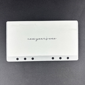 Custom A5 A6 A7 portatile con carattere corsivo aperto custodia per raccoglitore risparmio per le vacanze - Product Image 5