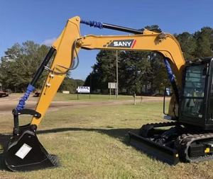 Top marque SY75C 7.5ton nouvelle pelle sur chenilles moyenne Yanmar moteur seau attachement Construction Hyundai Caterpillar PLC - Product Image 6