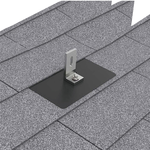 Support de montage de panneau solaire pour toit en tôle ondulée, crochets en aluminium, pieds en L, type de surélévation - Product Image 3
