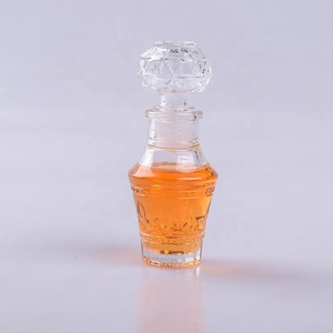 Mini pots de carafe à Whisky en verre, ml, petite bouteille avec <span class=keywords><strong>bouchon</strong></span> géométrique hermétique pour le vin, la liqueur, le ballon - Product Image 5