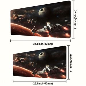 แผ่นรองเมาส์ออกแบบเองขายส่ง สีขาว กันลื่น เป็นมิตรกับสิ่งแวดล้อม แผ่นรองเมาส์สำหรับเล่นเกม ยางธรรมชาติ ลายการ์ตูน ป้องกันรอยขีดข่วน - Product Image 2